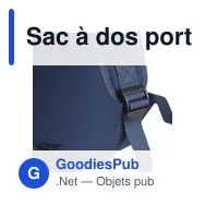 Sac à dos porte-ordinateur personnalisable Thaddeux avec logo - Miniature 10
