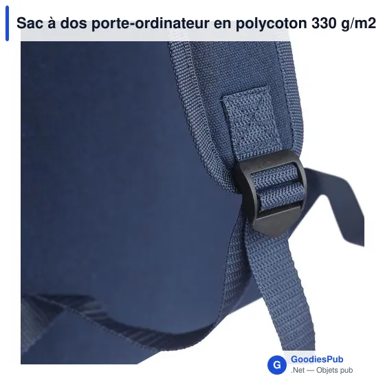 Sac à dos porte-ordinateur personnalisable Thaddeux avec logo - Image 10