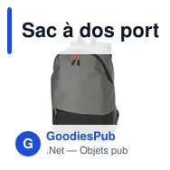 Sac à dos porte-ordinateur personnalisable avec logo - Polyester 500D - Miniature 2
