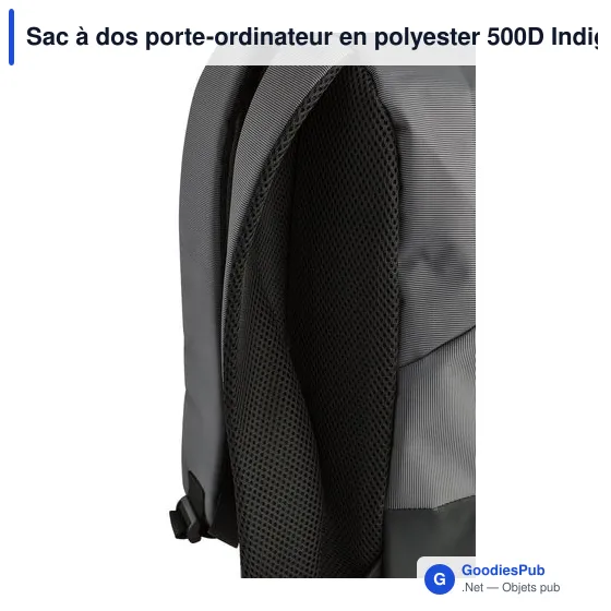 Sac à dos porte-ordinateur personnalisable avec logo - Polyester 500D - Image 7