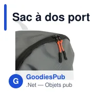 Sac à dos porte-ordinateur personnalisable avec logo - Polyester 500D - Miniature 9