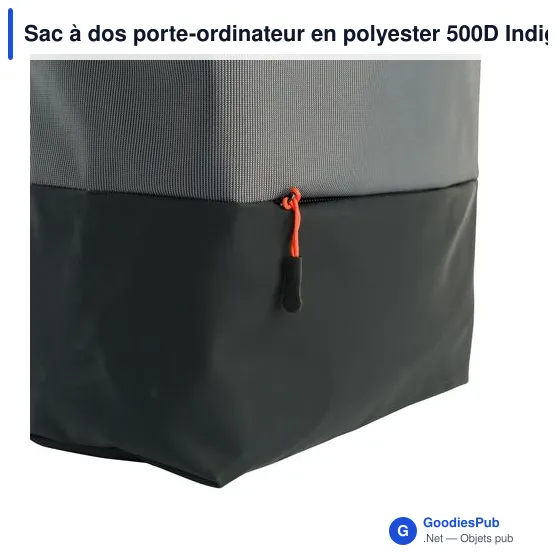 Sac à dos porte-ordinateur personnalisable avec logo - Polyester 500D - Image 10