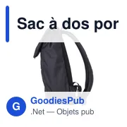 Sac à dos porte-ordinateur personnalisable Appolo avec logo - Miniature 3