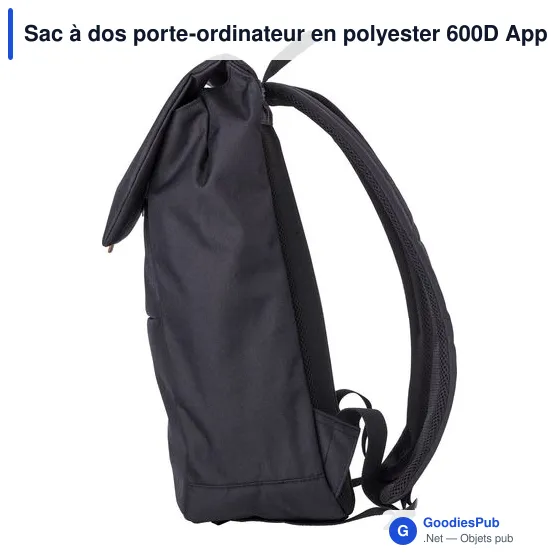 Sac à dos porte-ordinateur personnalisable Appolo avec logo - Image 3