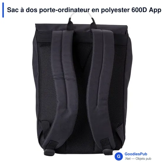 Sac à dos porte-ordinateur personnalisable Appolo avec logo - Image 4