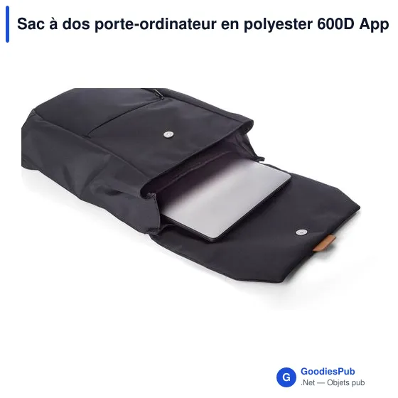 Sac à dos porte-ordinateur personnalisable Appolo avec logo - Image 9