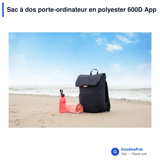 Sac à dos porte-ordinateur personnalisable Appolo avec logo - Image 10
