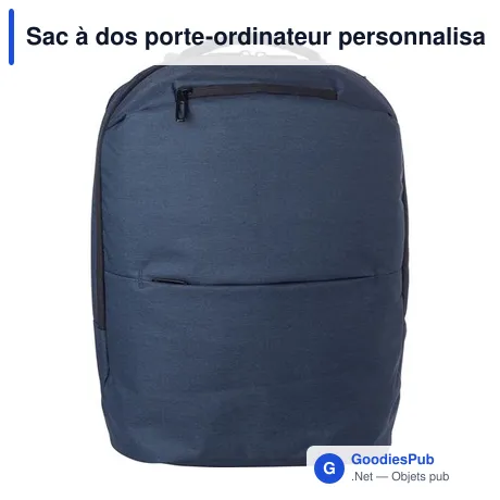 Sac à dos porte-ordinateur personnalisable avec logo - Nicolas