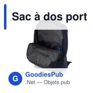 Sac à dos porte-ordinateur personnalisable avec logo - Nicolas - Miniature 12