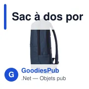 Sac à dos porte-ordinateur personnalisable avec logo - Nicolas - Miniature 3