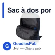 Sac à dos porte-ordinateur personnalisable avec logo - Nicolas - Miniature 5