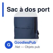 Sac à dos porte-ordinateur personnalisable avec logo - Nicolas - Miniature 9