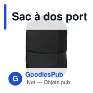 Sac à dos porte-ordinateur personnalisable avec logo - Oscar - Miniature 2