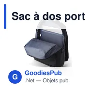 Sac à dos porte-ordinateur personnalisable avec logo - Oscar - Miniature 5