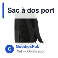 Sac à dos porte-ordinateur personnalisable avec logo - Oscar - Miniature 6