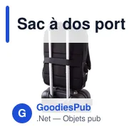 Sac à dos porte-ordinateur personnalisable avec logo - Oscar - Miniature 7