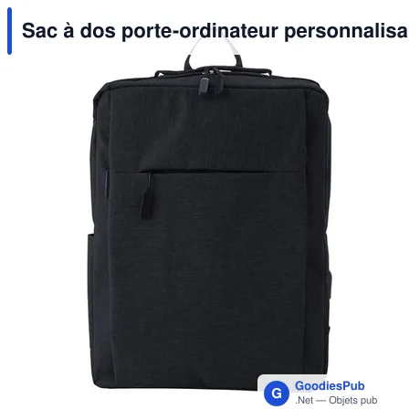 Sac à dos porte-ordinateur personnalisable avec logo - Carlito