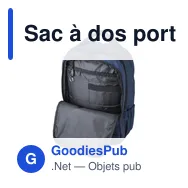 Sac à dos porte-ordinateur personnalisable avec logo - Cassandre - Miniature 4