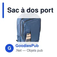 Sac à dos porte-ordinateur personnalisable avec logo - Cassandre - Miniature 6