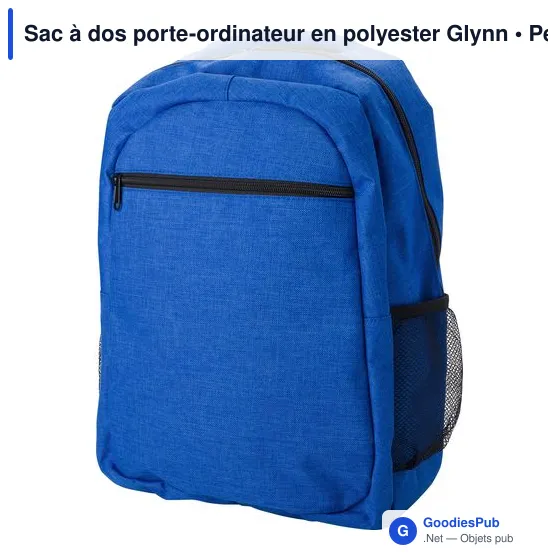Sac à dos porte-ordinateur personnalisable Glynn avec logo - Image 3