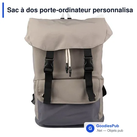 Sac à dos porte-ordinateur personnalisable Jürgen avec logo