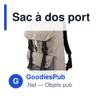 Sac à dos porte-ordinateur personnalisable Jürgen avec logo - Miniature 2