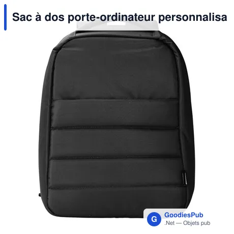 Sac à dos porte-ordinateur personnalisable Calliope avec logo