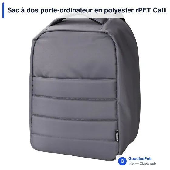 Sac à dos porte-ordinateur personnalisable Calliope avec logo - Image 2