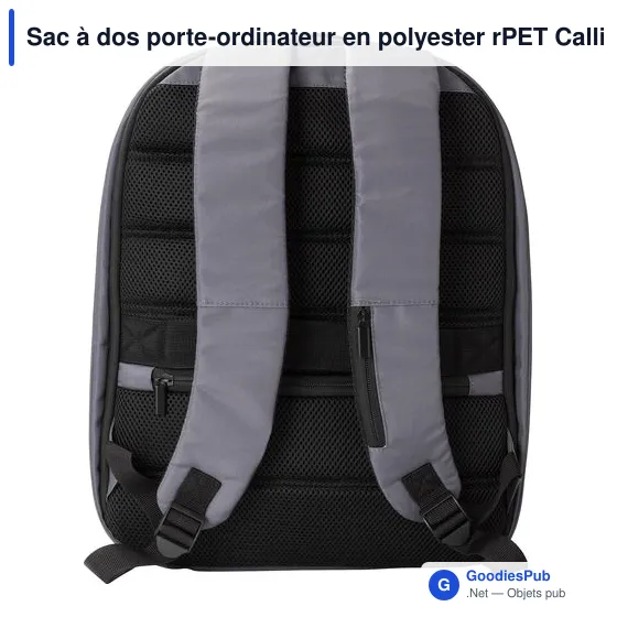 Sac à dos porte-ordinateur personnalisable Calliope avec logo - Image 4