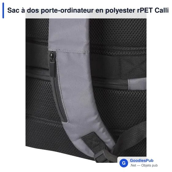 Sac à dos porte-ordinateur personnalisable Calliope avec logo - Image 6