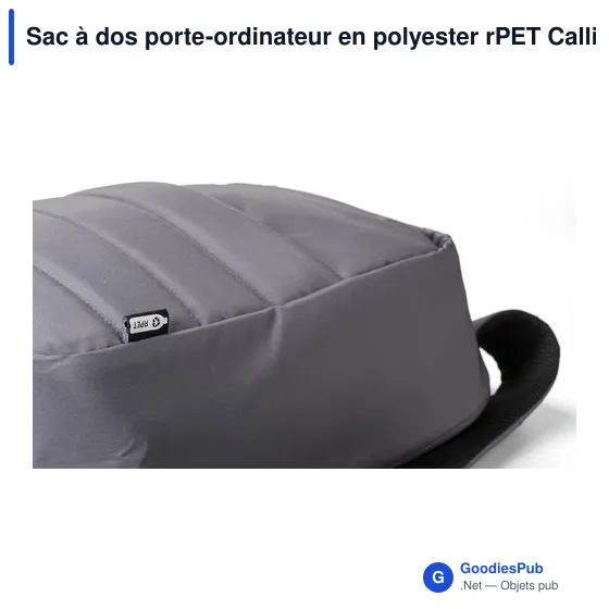 Sac à dos porte-ordinateur personnalisable Calliope avec logo - Image 7