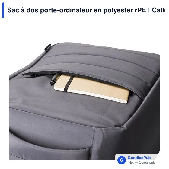 Sac à dos porte-ordinateur personnalisable Calliope avec logo - Image 8
