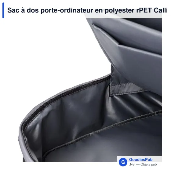 Sac à dos porte-ordinateur personnalisable Calliope avec logo - Image 9