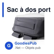 Sac à dos porte-ordinateur personnalisable Calliope avec logo - Miniature 10