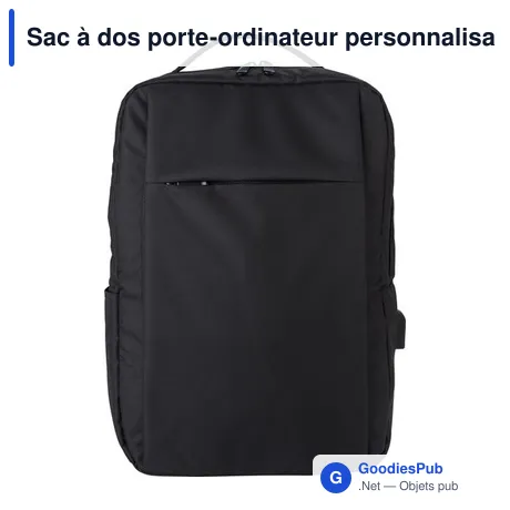 Sac à dos porte-ordinateur personnalisable Jesse avec logo