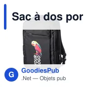 Sac à dos porte-ordinateur personnalisable Jesse avec logo - Miniature 2
