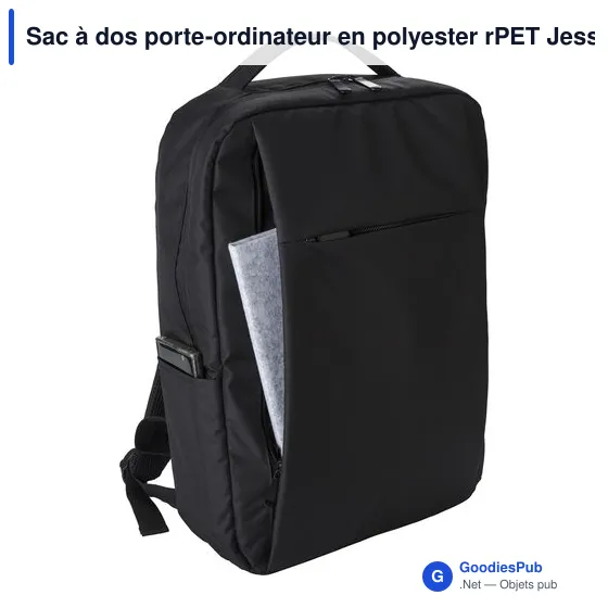 Sac à dos porte-ordinateur personnalisable Jesse avec logo - Image 6