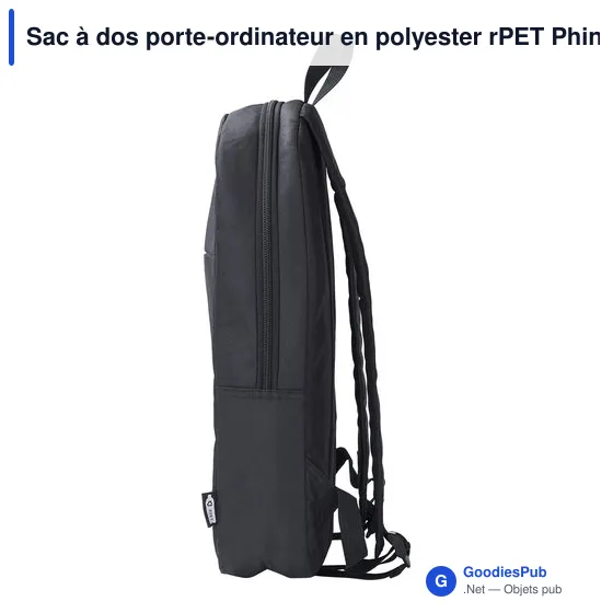 Sac à dos porte-ordinateur personnalisable Phineas avec logo - Image 3