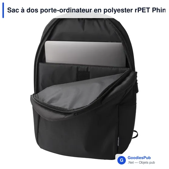 Sac à dos porte-ordinateur personnalisable Phineas avec logo - Image 4