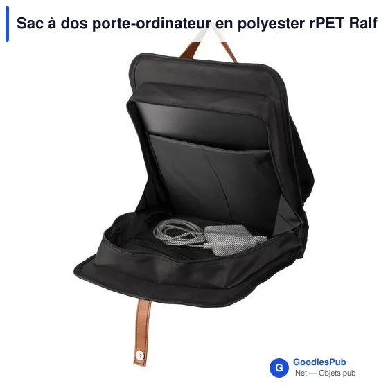 Sac à dos porte-ordinateur personnalisable Ralf avec logo - Image 7
