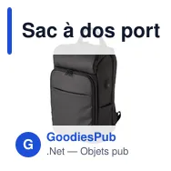 Sac à dos porte-ordinateur personnalisable avec logo - Rishi - Miniature 2