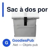 Sac à dos porte-ordinateur en PU Senta - Miniature 1