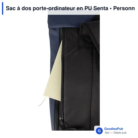 Sac à dos porte-ordinateur en PU Senta - Image 11