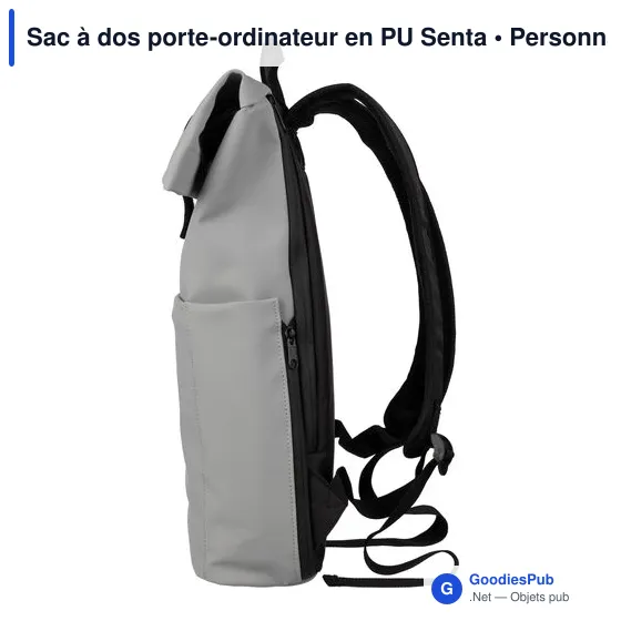 Sac à dos porte-ordinateur en PU Senta - Image 12