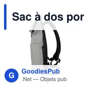 Sac à dos porte-ordinateur en PU Senta - Miniature 4