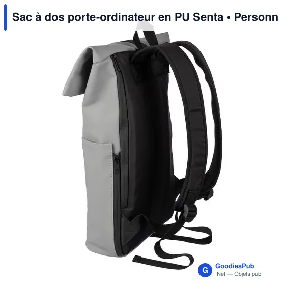 Sac à dos porte-ordinateur en PU Senta - Image 5