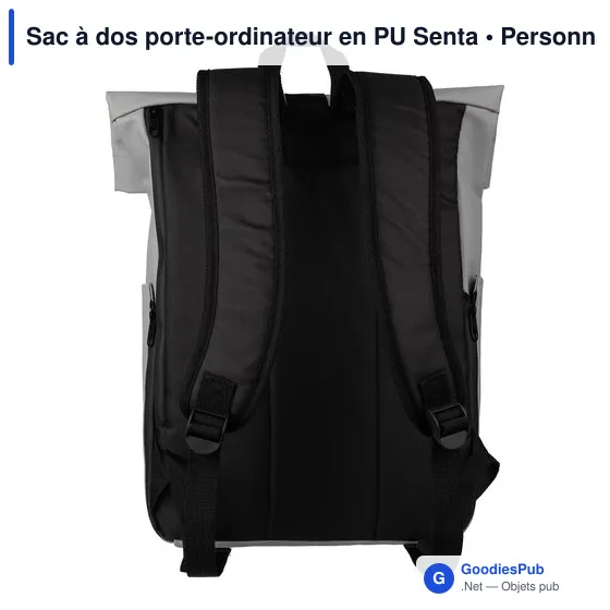 Sac à dos porte-ordinateur en PU Senta - Image 7