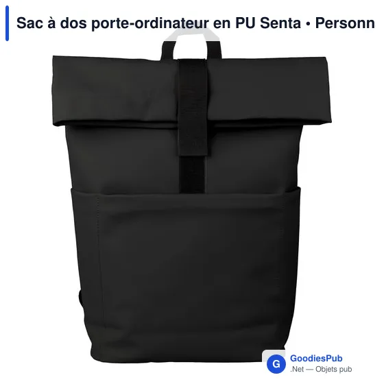 Sac à dos porte-ordinateur en PU Senta - Image 9