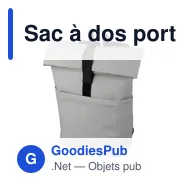 Sac à dos porte-ordinateur en PU Senta - Miniature 10