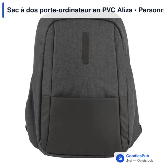 Sac à dos porte-ordinateur en PVC Aliza - Image 1